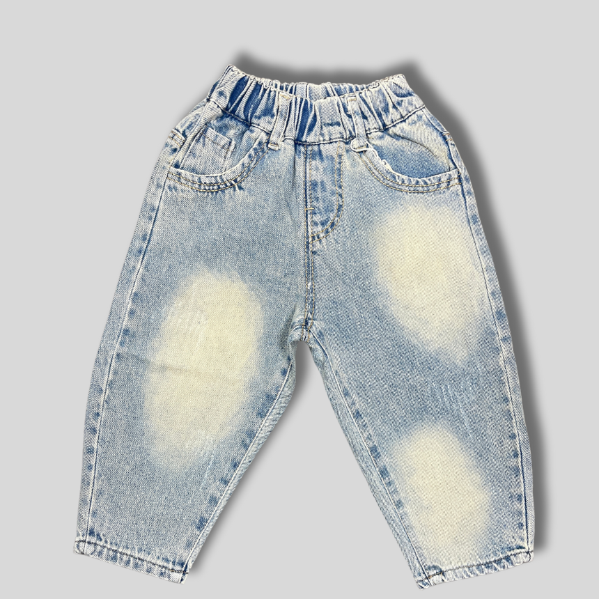 Boys' Light Wash Vintage Fade Denim Jeans
