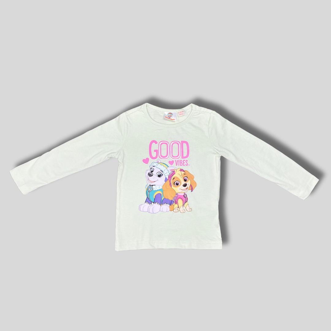 Paw Patrol "Good Vibes" Long-Sleeve Kids' T-Shirt
