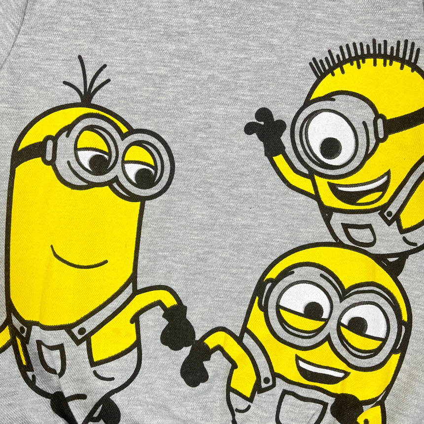 Kids' Minions Printed Sweatshirt & Jogger Set – 2-Piece Loungewear