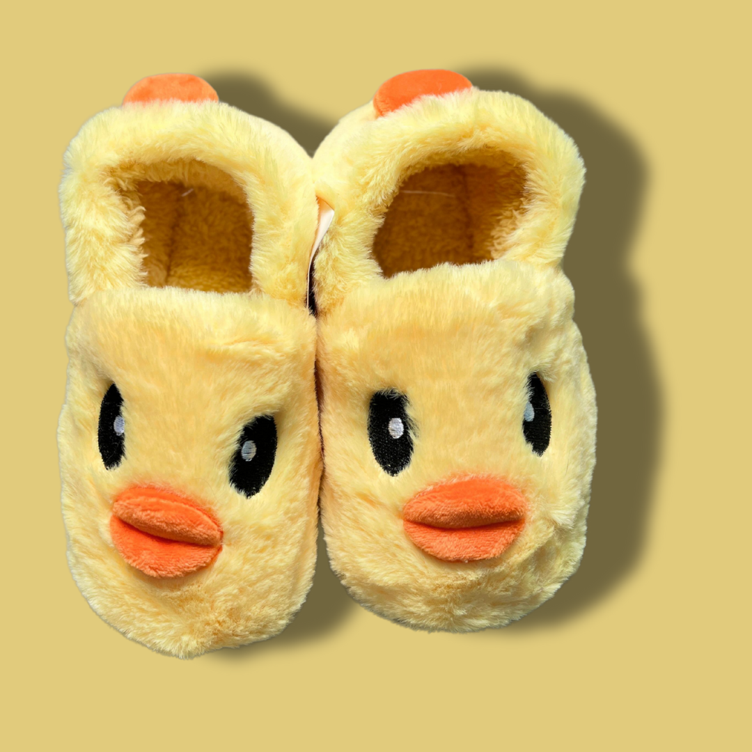 Cute Duck Plush Slippers