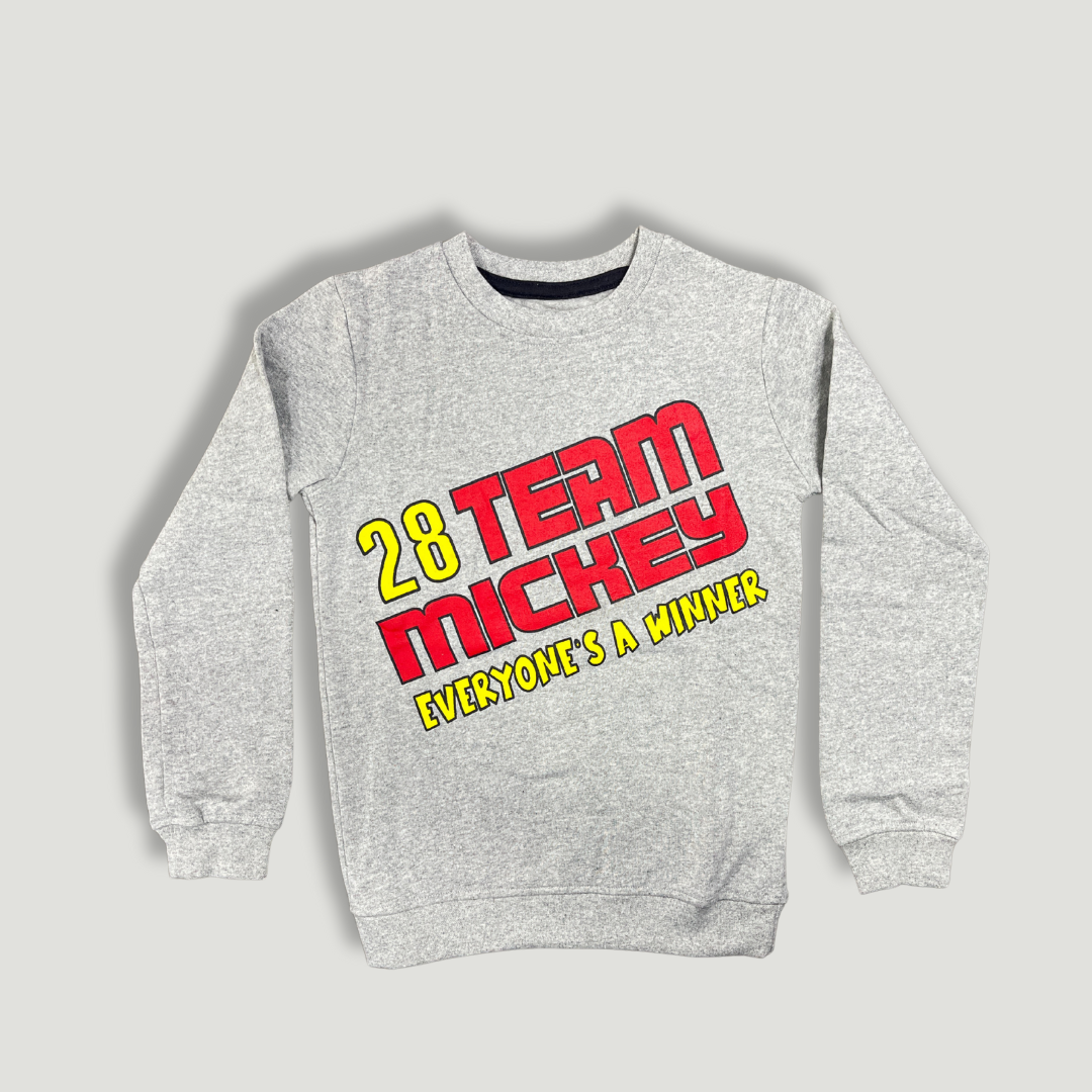 Kids' Team Mickey Sweatshirt – Grey