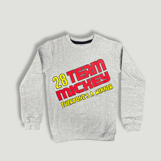 Kids' Team Mickey Sweatshirt – Grey