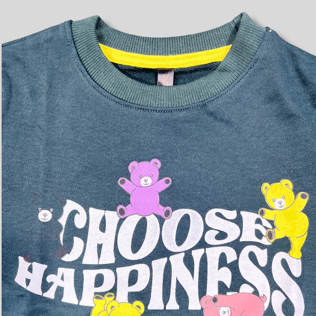 Kids' "Choose Happiness" Sweatshirt – Cozy & Cheerful!