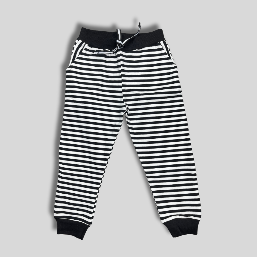 Kids' "Fearless" Striped Sweatshirt & Jogger Set – 2-Piece Outfit
