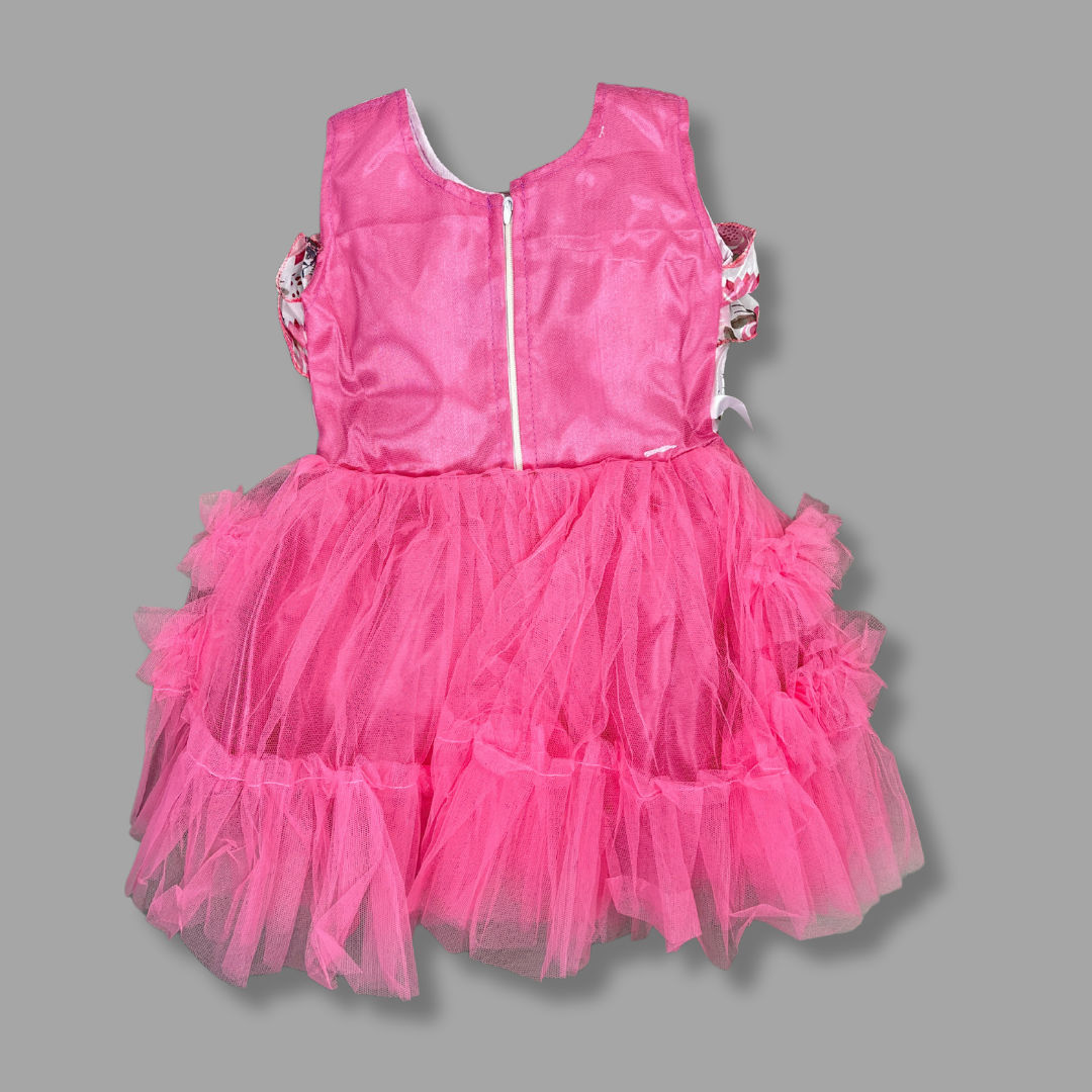 Floral Princess Ruffle Dress for Girls