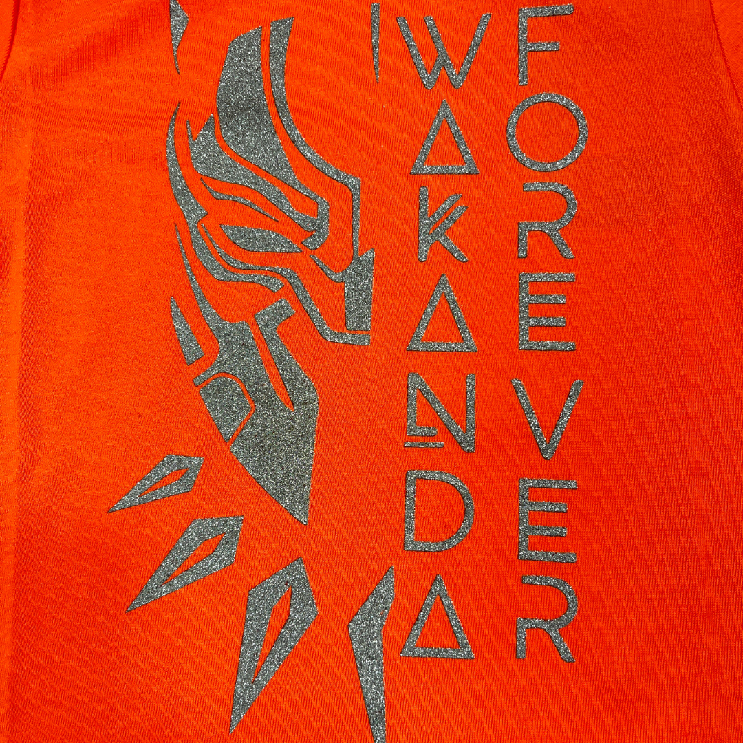 Kids' "Wakanda Forever" Black Panther T-Shirt – Bold & Heroic!