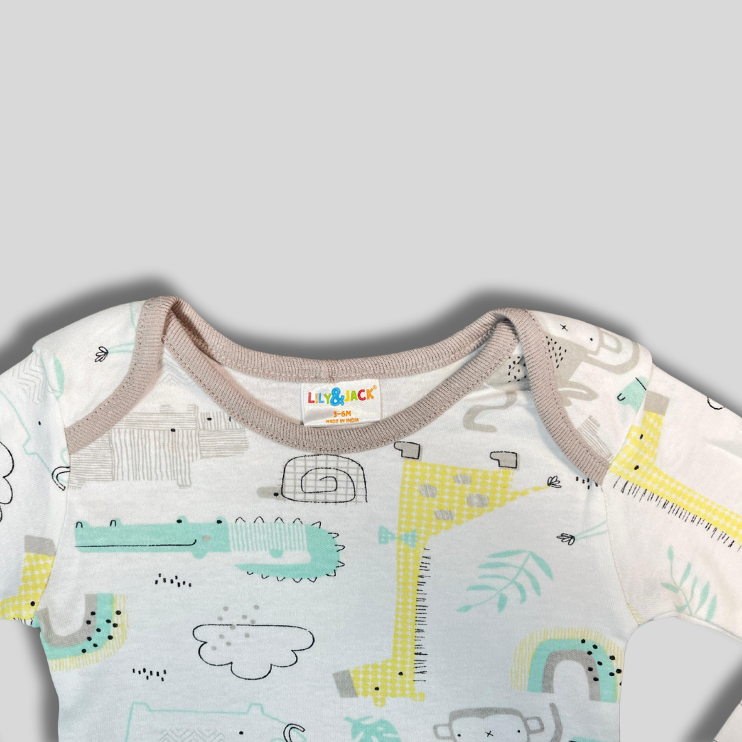 Safari Adventure Baby Bodysuit | Soft Cotton Comfort