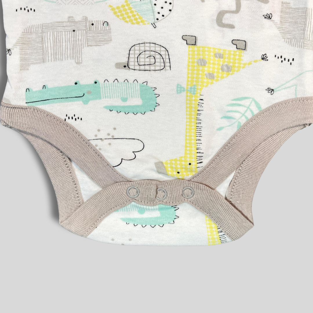 Safari Adventure Baby Bodysuit | Soft Cotton Comfort