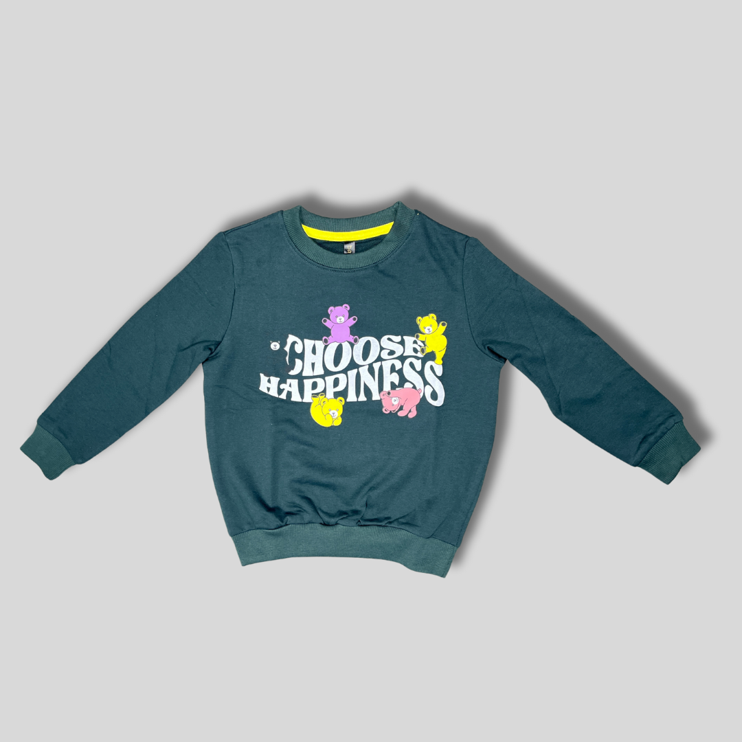 Kids' "Choose Happiness" Sweatshirt – Cozy & Cheerful!