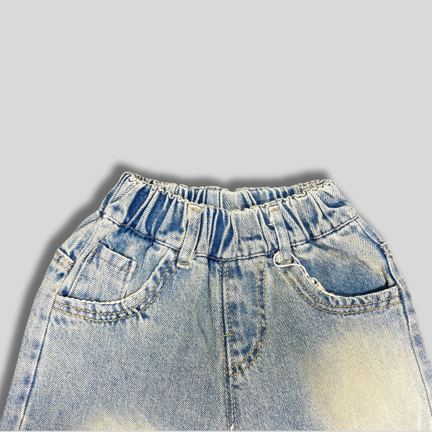 Boys' Light Wash Vintage Fade Denim Jeans