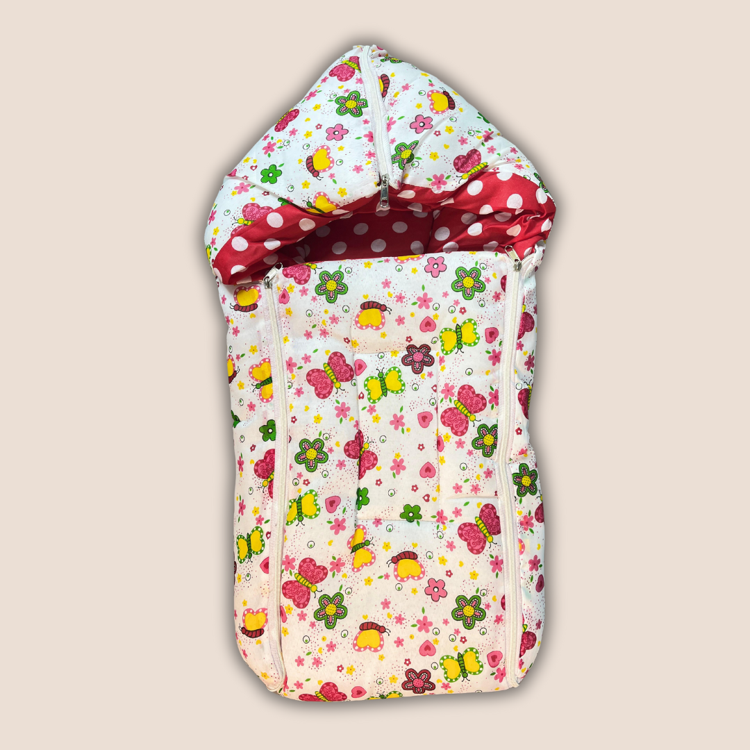 Baby Sleeping Bag and Mattress Bed (100% Cotton)