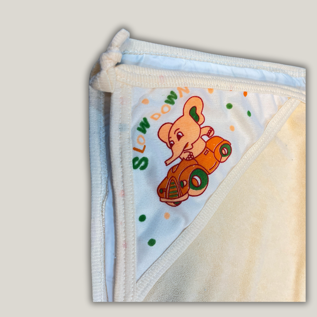 Plastic And Cotton Baby Massage Sheet (Pack Of 2)