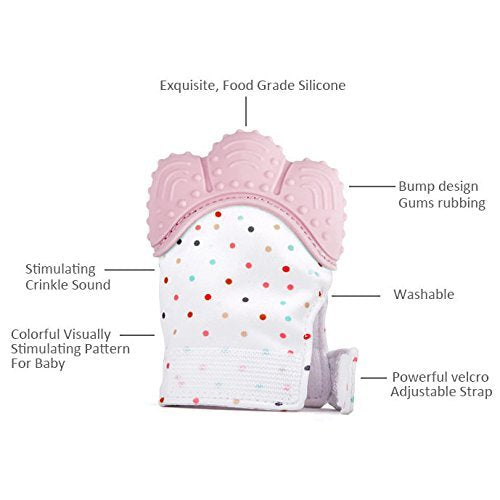Baby Soft Teething Mitten Teether Glove (3-6Months)