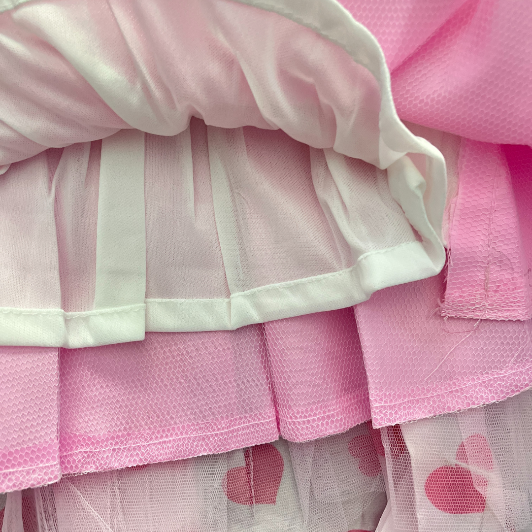 Beautiful girls party wear frock tissue fabric