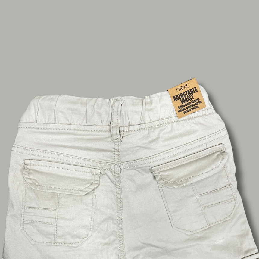 Boys' Beige Cargo Jogger Pants