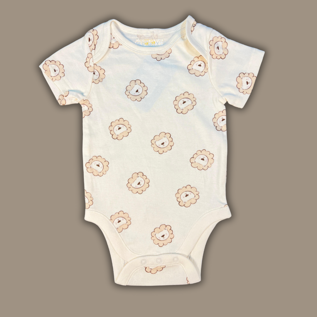 Unisex Short-Sleeve Romper for Baby