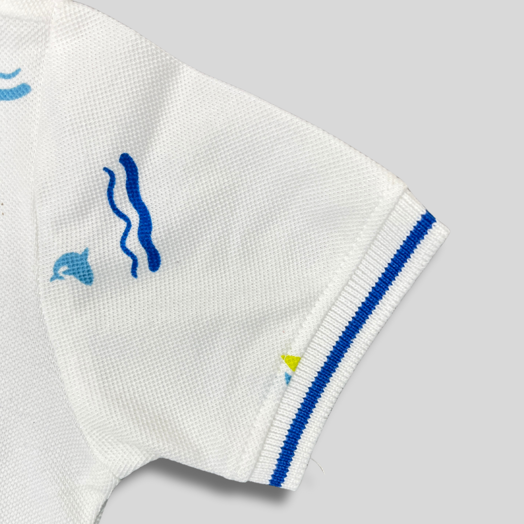 Boys’ Nautical Polo T-Shirt & Shorts Set