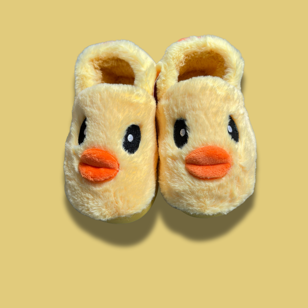 Cute Duck Plush Slippers