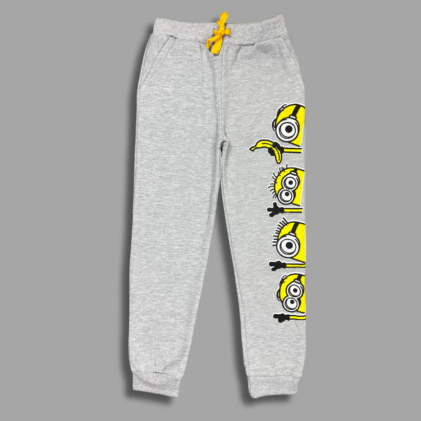 Kids' Minions Printed Sweatshirt & Jogger Set – 2-Piece Loungewear