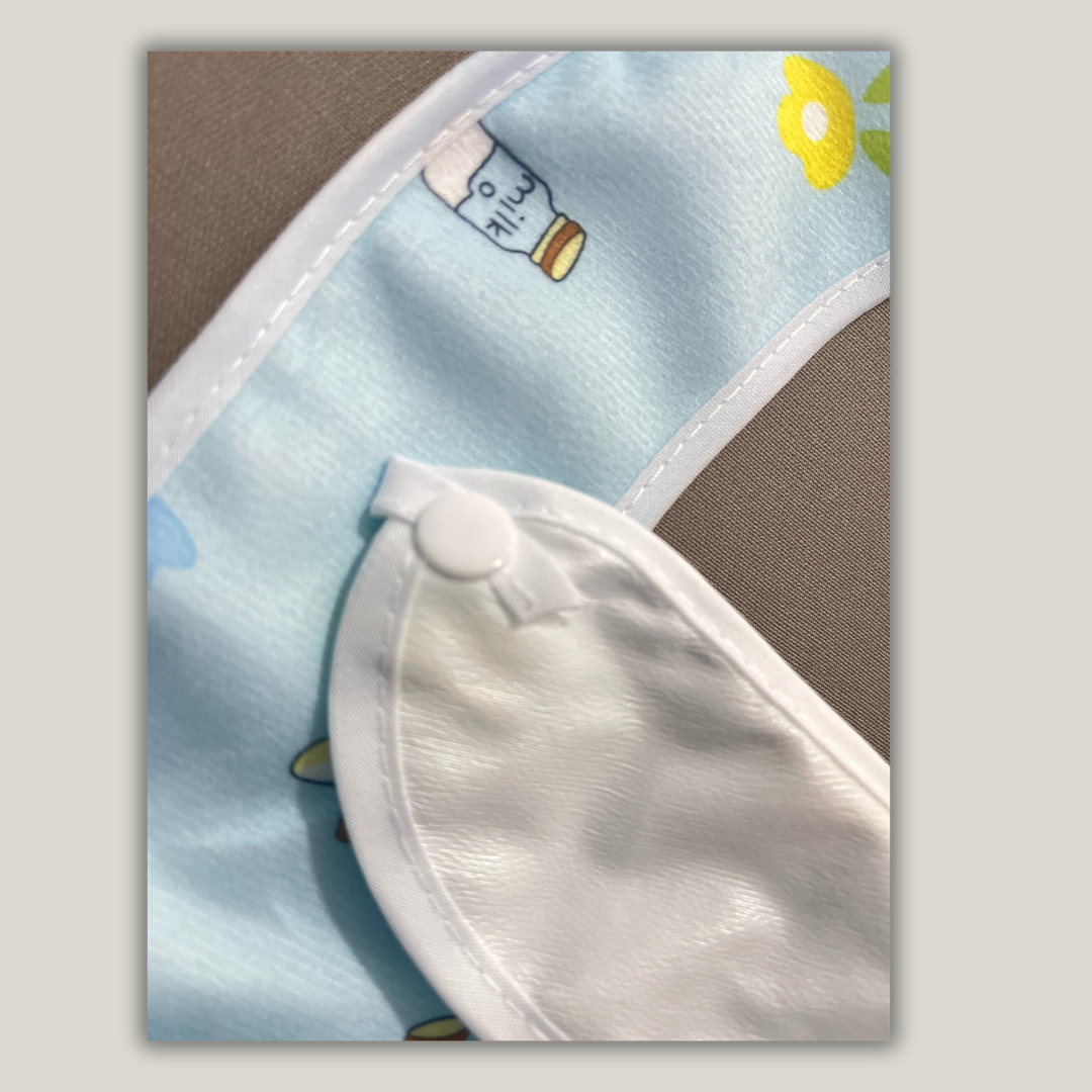 Cotton Printed Bibs for Baby 0-12 Moths (pack of 3)