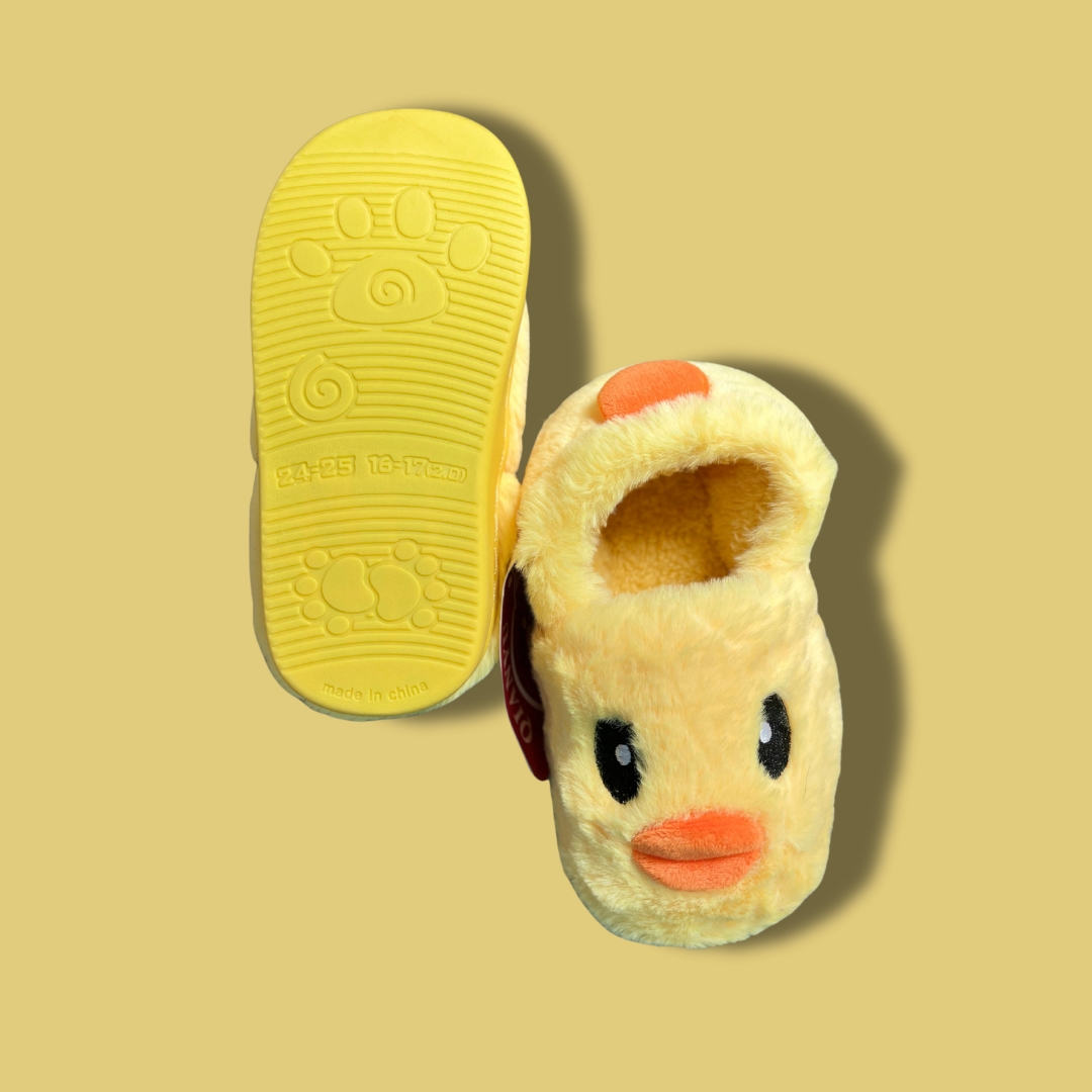 Cute Duck Plush Slippers