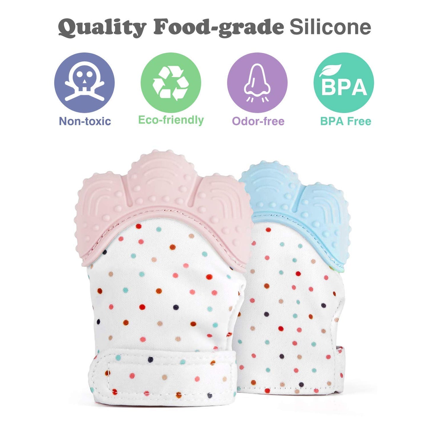 Baby Soft Teething Mitten Teether Glove (3-6Months)