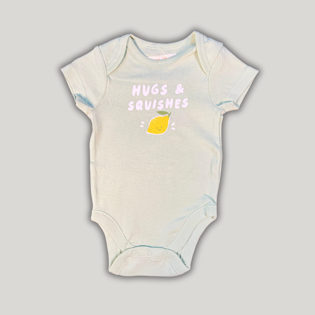 Unisex Short-Sleeve Romper for Baby