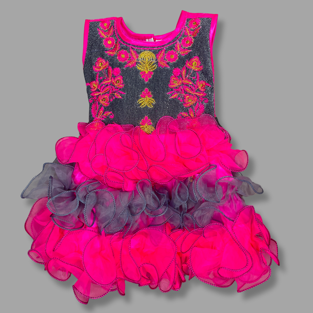 Elegant Girls' Party Dress