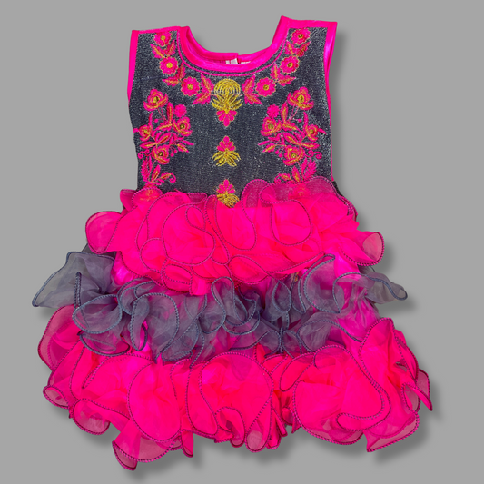 Elegant Girls' Party Dress