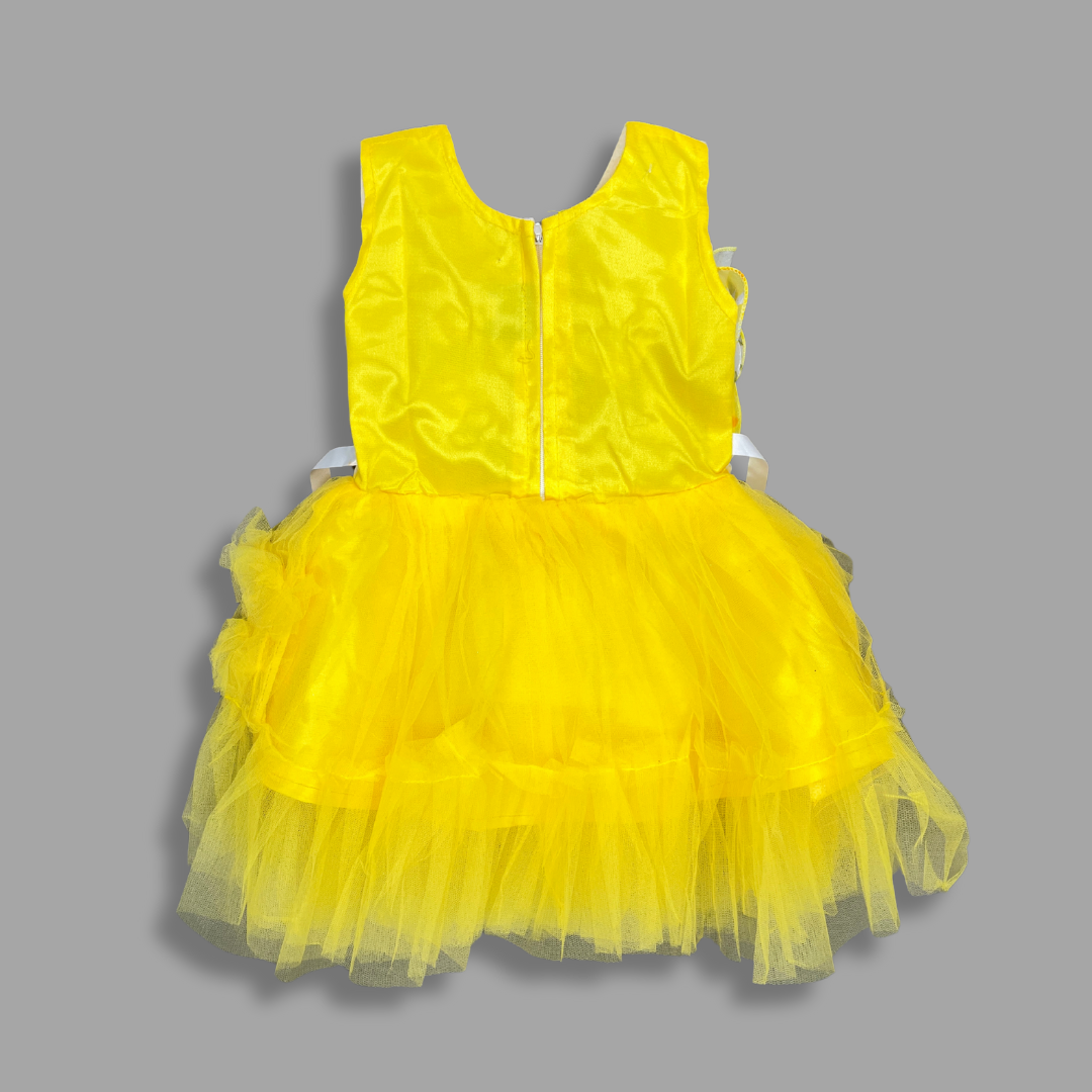 Floral Princess Ruffle Dress for Girls
