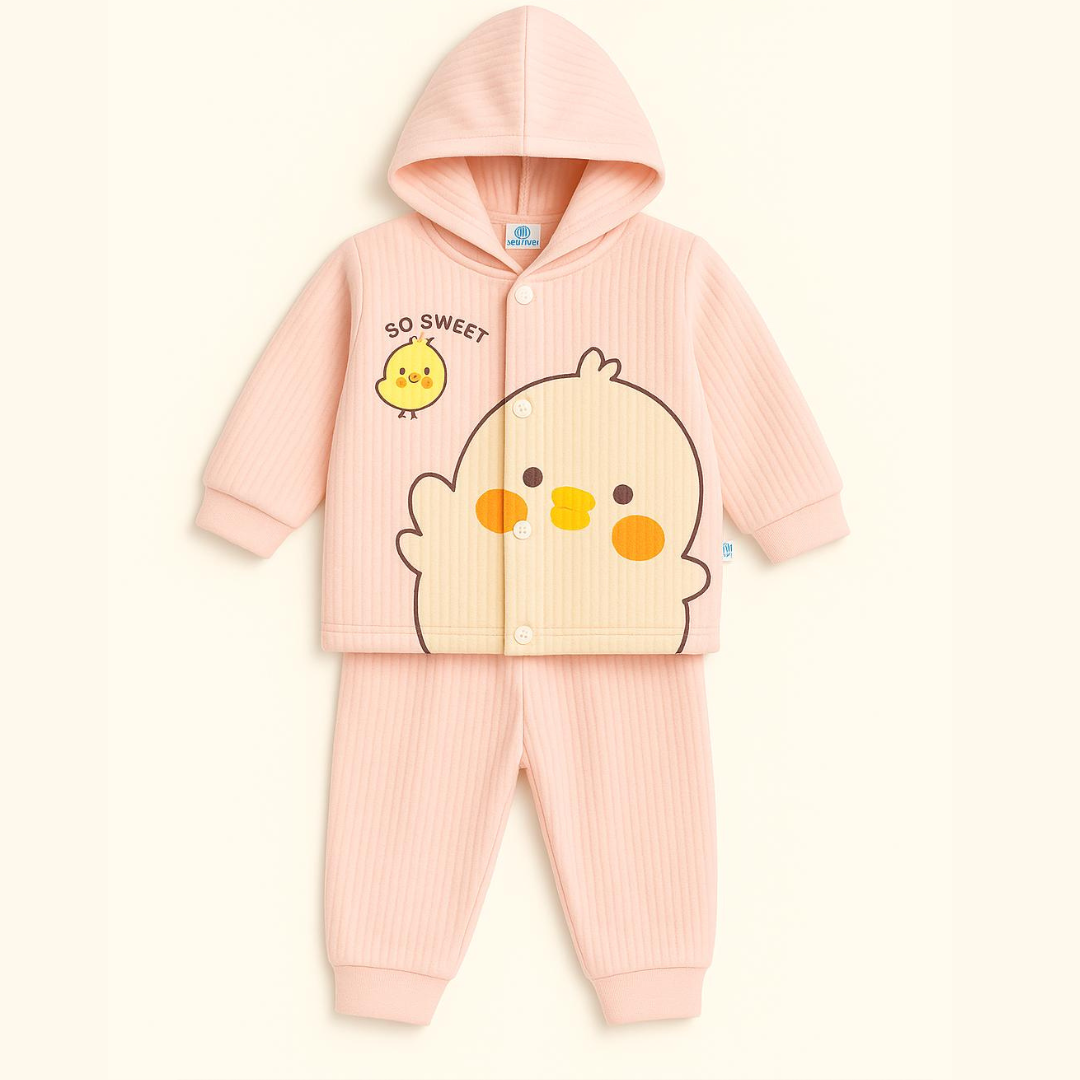 Baby Hoodie Sweatshirt & Trouser Set