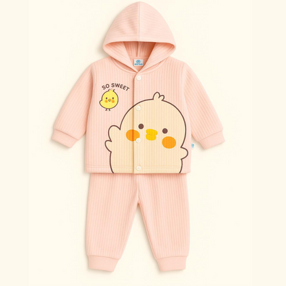 Baby Hoodie Sweatshirt & Trouser Set
