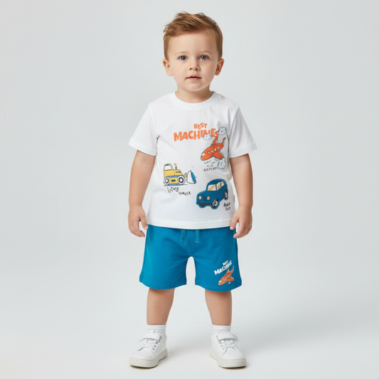 Best Machines Boys’ T-Shirt & Shorts Set