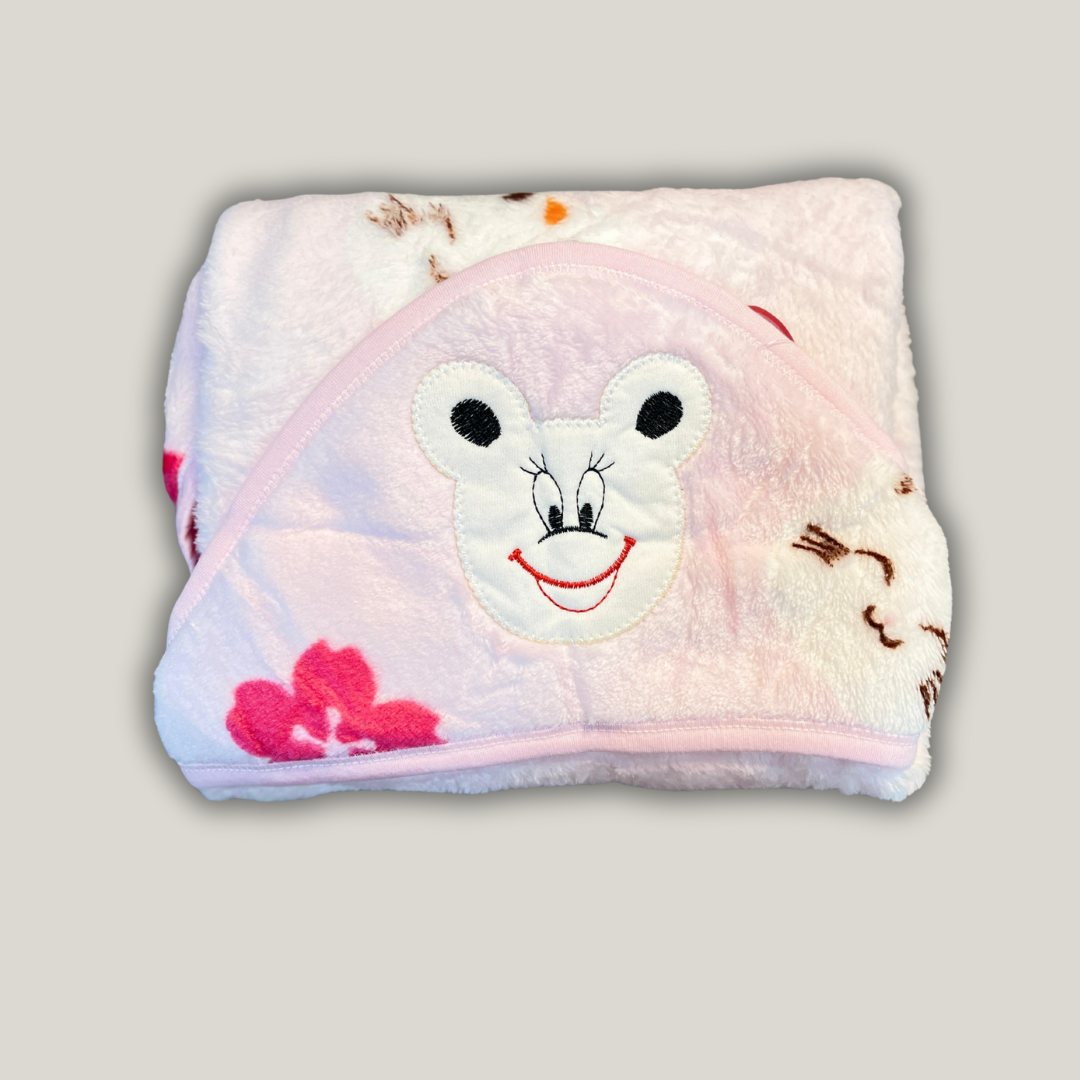 Newborn Baby Blanket with hood