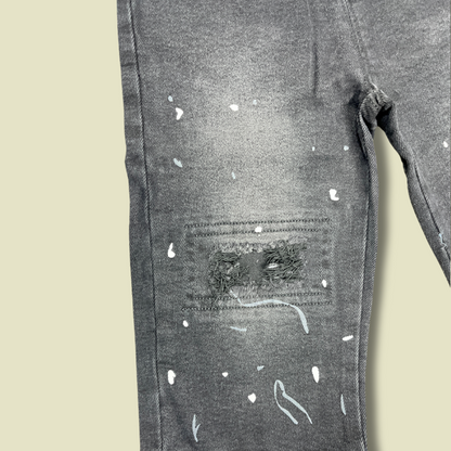 Boys' Distressed  Black Denim Jeans