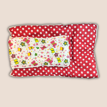 Baby Sleeping Bag and Mattress Bed (100% Cotton)