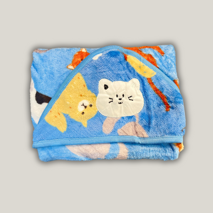 Newborn Baby Blanket with hood