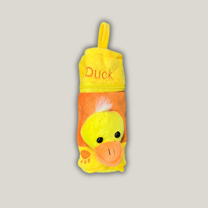 Baby Feeding Bottle Cover with Hold Strap and Zip (multicolor , 240 Ml)