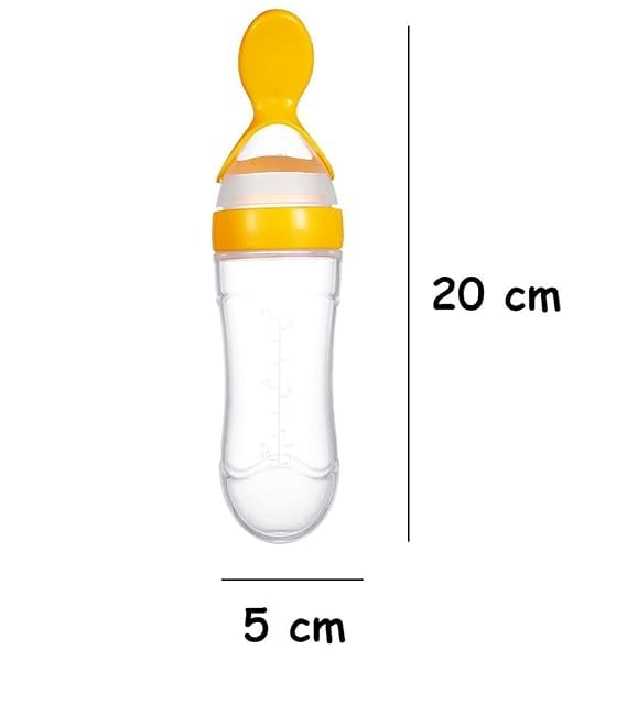 Baby Feeding Bottle with Spoon 90ml (3 Months - 12 Months)