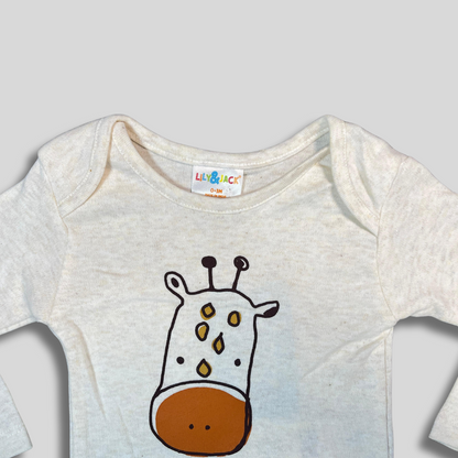 Cute Giraffe Baby Bodysuit | Soft & Coz