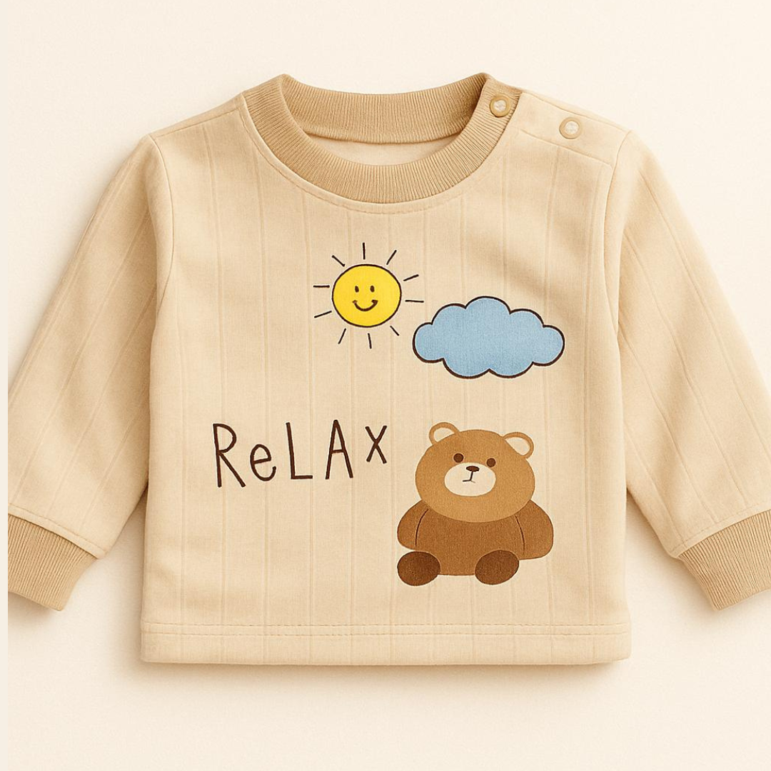 Baby Velvet Sweatshirt & Trouser Set