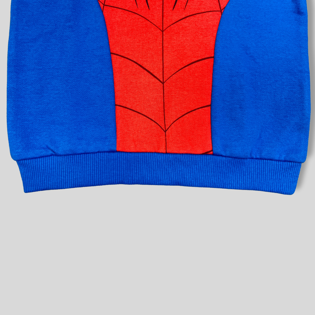 Kids' Spider-Man Costume Sweatshirt - Blue & Red