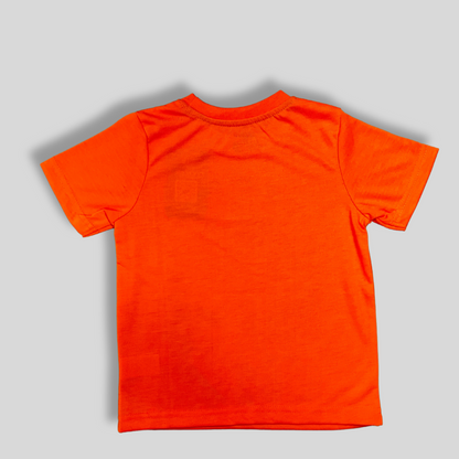 Kids' Black Panther Graphic T-Shirt – Orange