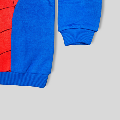 Kids' Spider-Man Costume Sweatshirt - Blue & Red