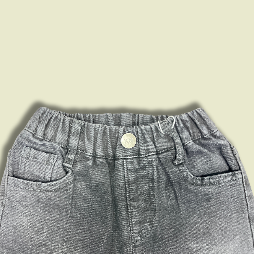 Boys' Distressed  Black Denim Jeans