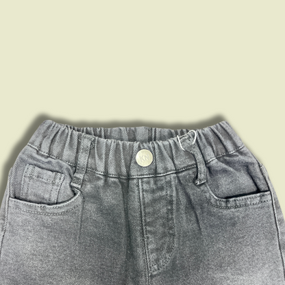 Boys' Distressed  Black Denim Jeans