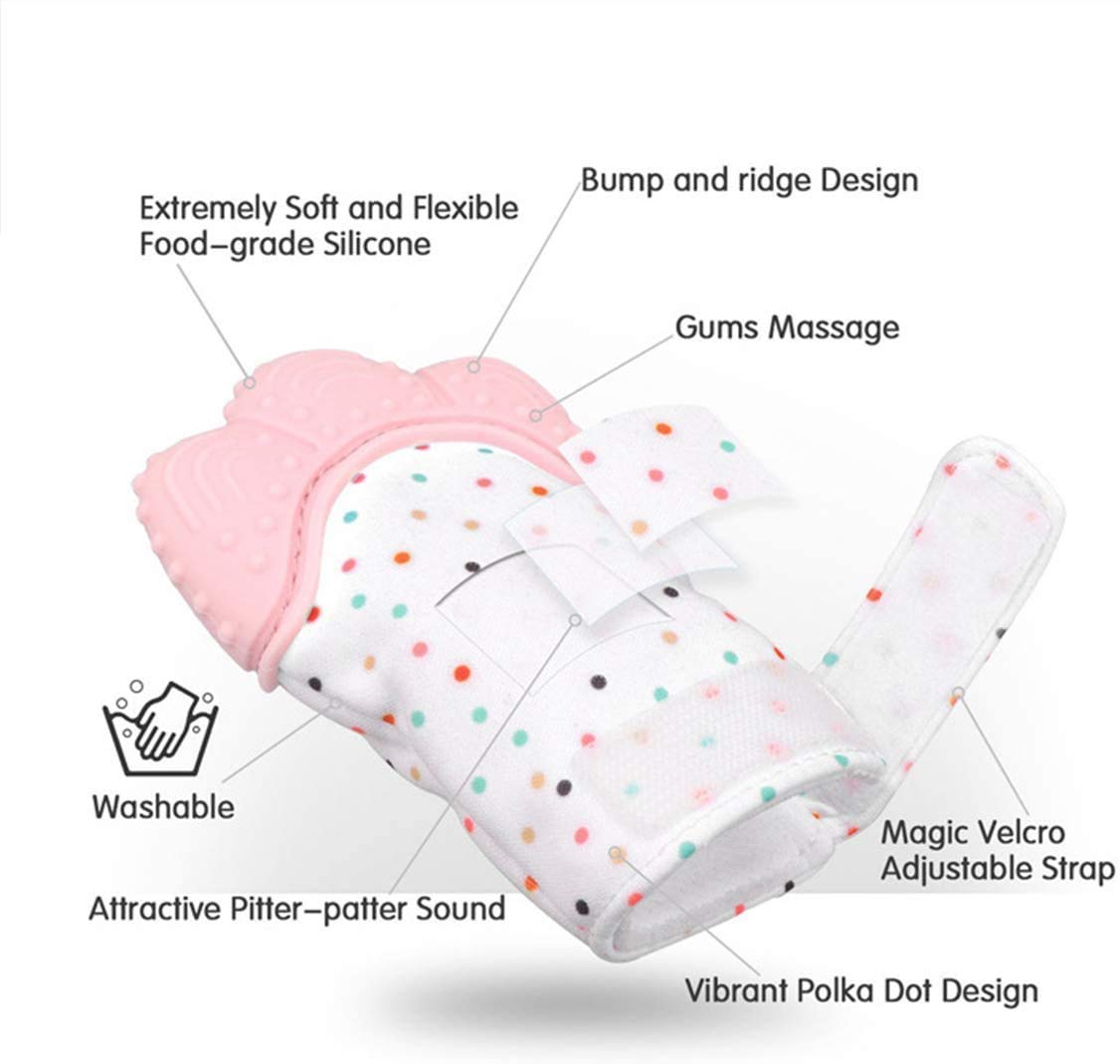 Baby Soft Teething Mitten Teether Glove (3-6Months)