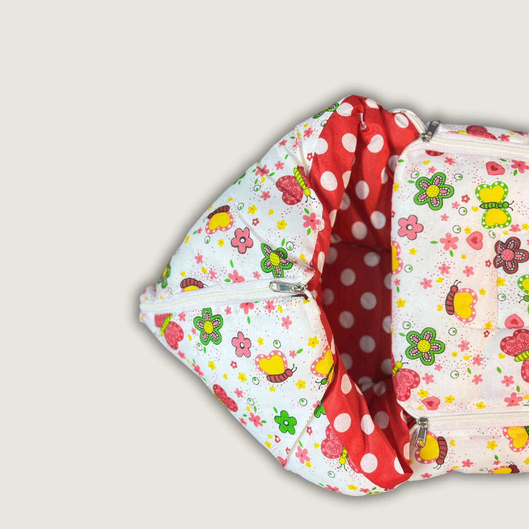 Baby Sleeping Bag and Mattress Bed (100% Cotton)