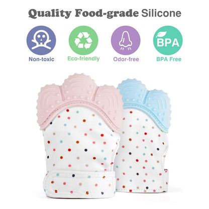 Baby Soft Teething Mitten Teether Glove (3-6Months)