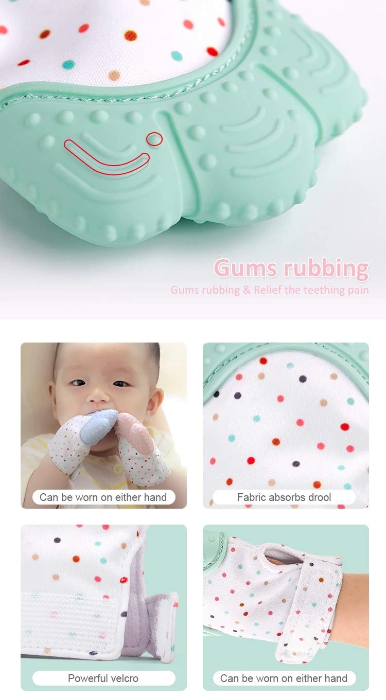 Baby Soft Teething Mitten Teether Glove (3-6Months)